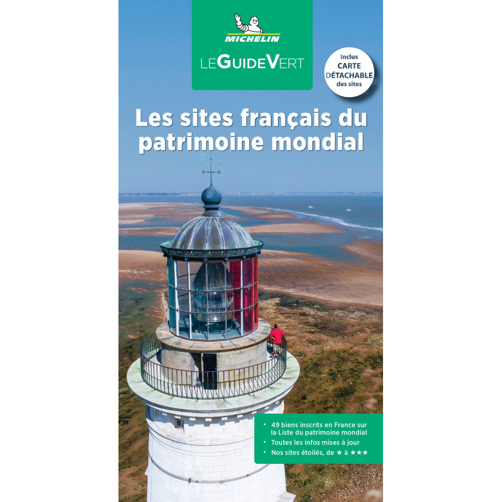 Guide Vert Les sites français du patrimoine mondial de l'Unesco (Broché)