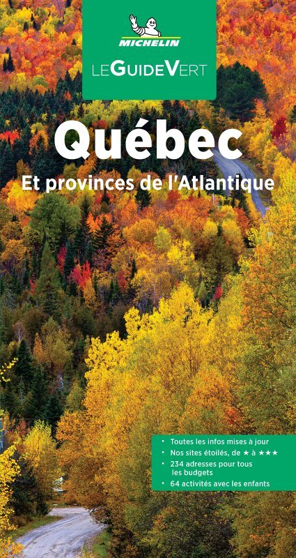 Guide Vert Québec et Provinces de l'Atlantique (Broché)