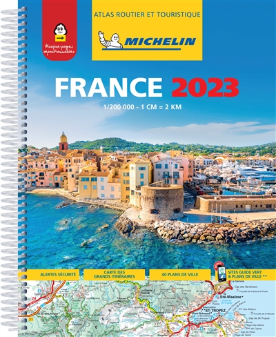 Atlas routier France 2023 Michelin (A4-Spirale) (Broché)