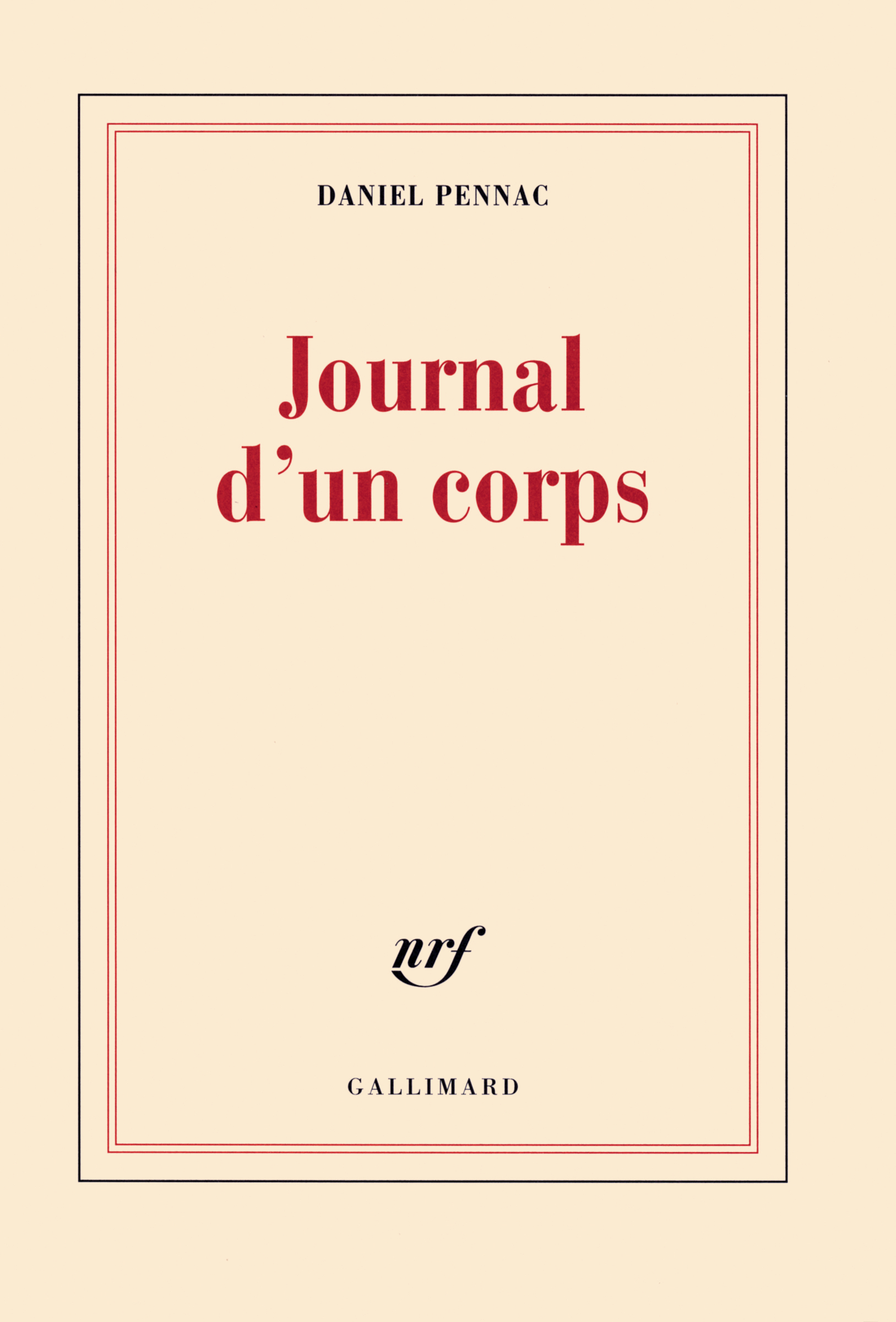 Journal d'un corps (Grand format)