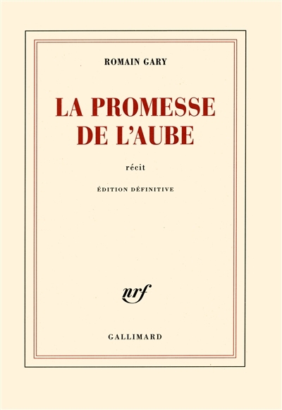 La promesse de l'aube (Grand format)