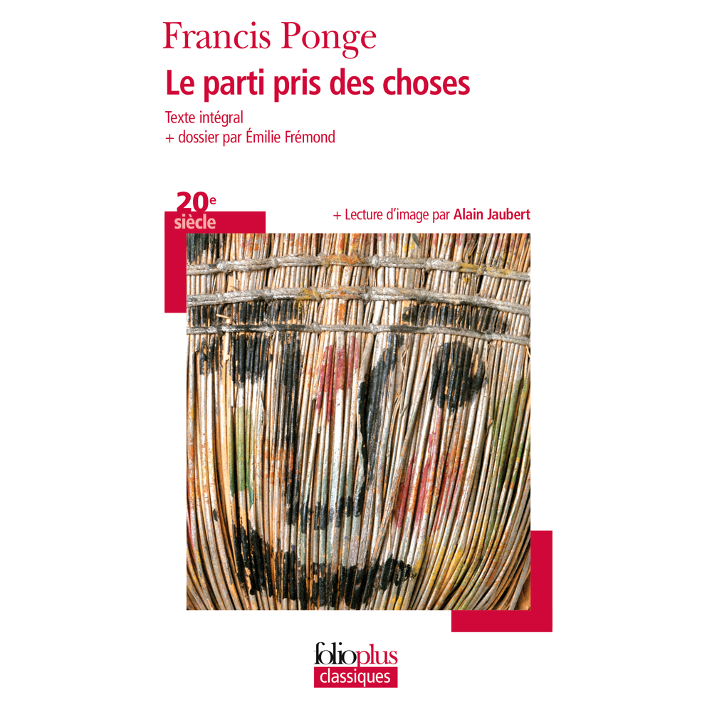 Le parti pris des choses (Broché)