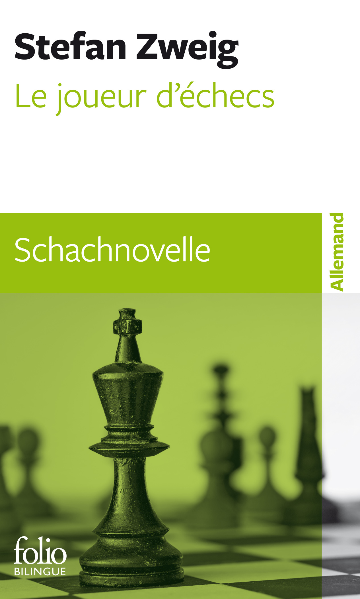 Le joueur d'échecs/Schachnovelle (Grand format)