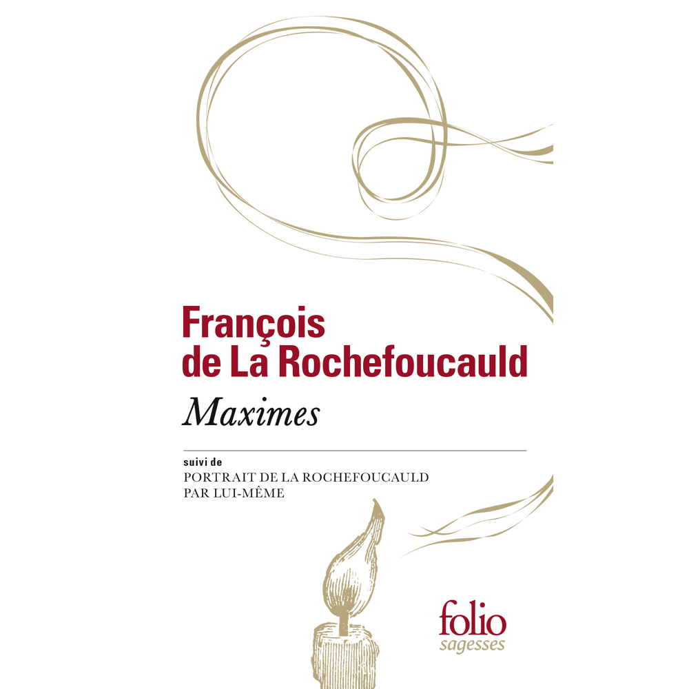 Maximes/Portrait de La Rochefoucauld (Grand format)