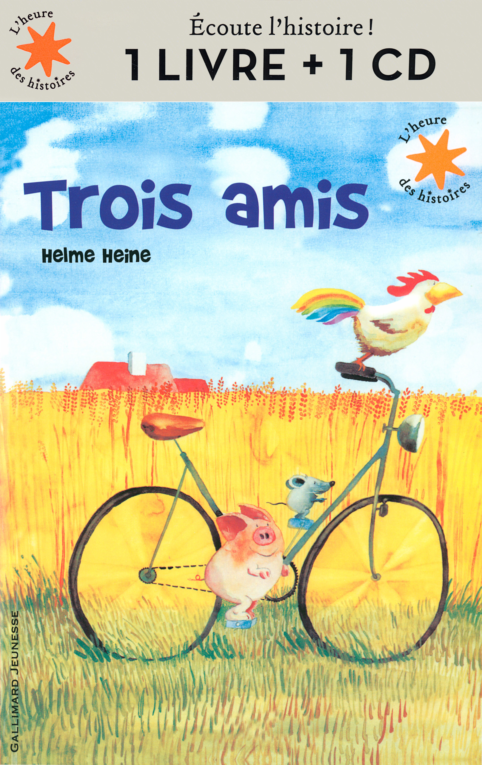 Trois amis - 1 livre + 1 CD (Jeunesse)
