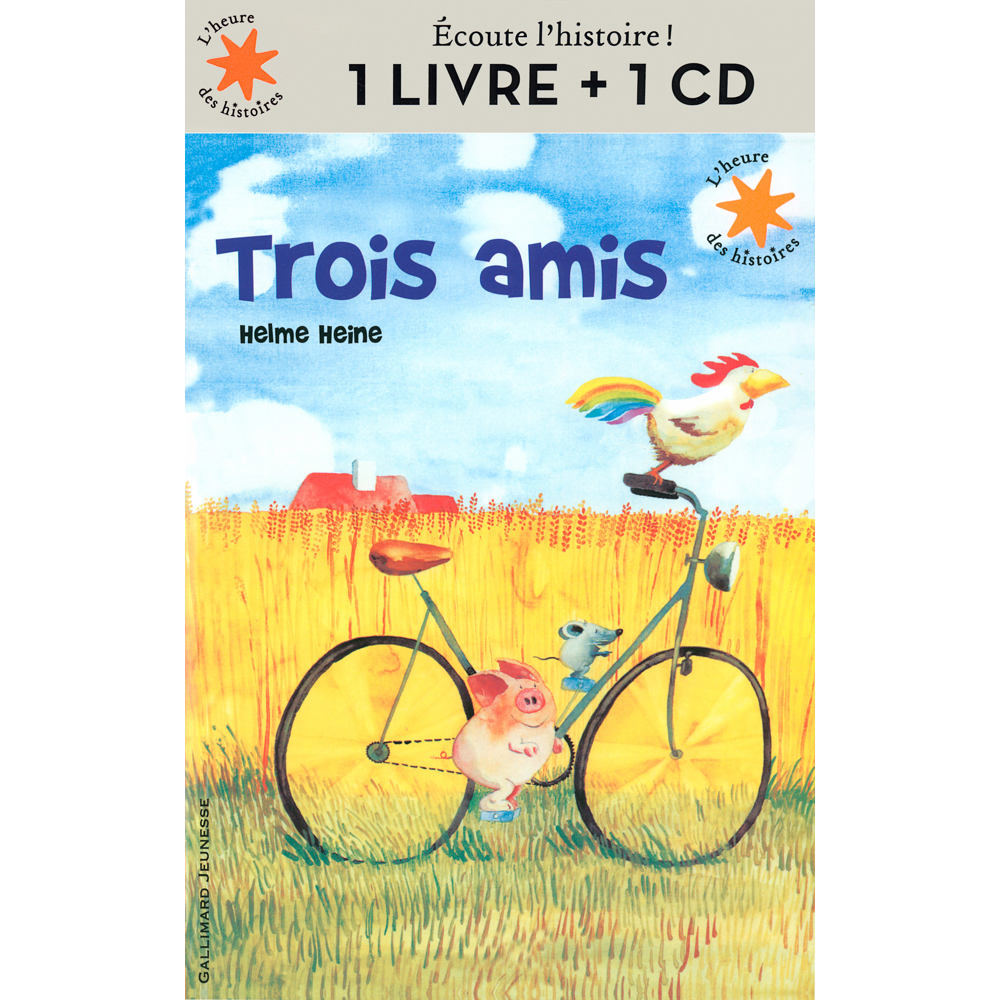 Trois amis - 1 livre + 1 CD (Jeunesse)