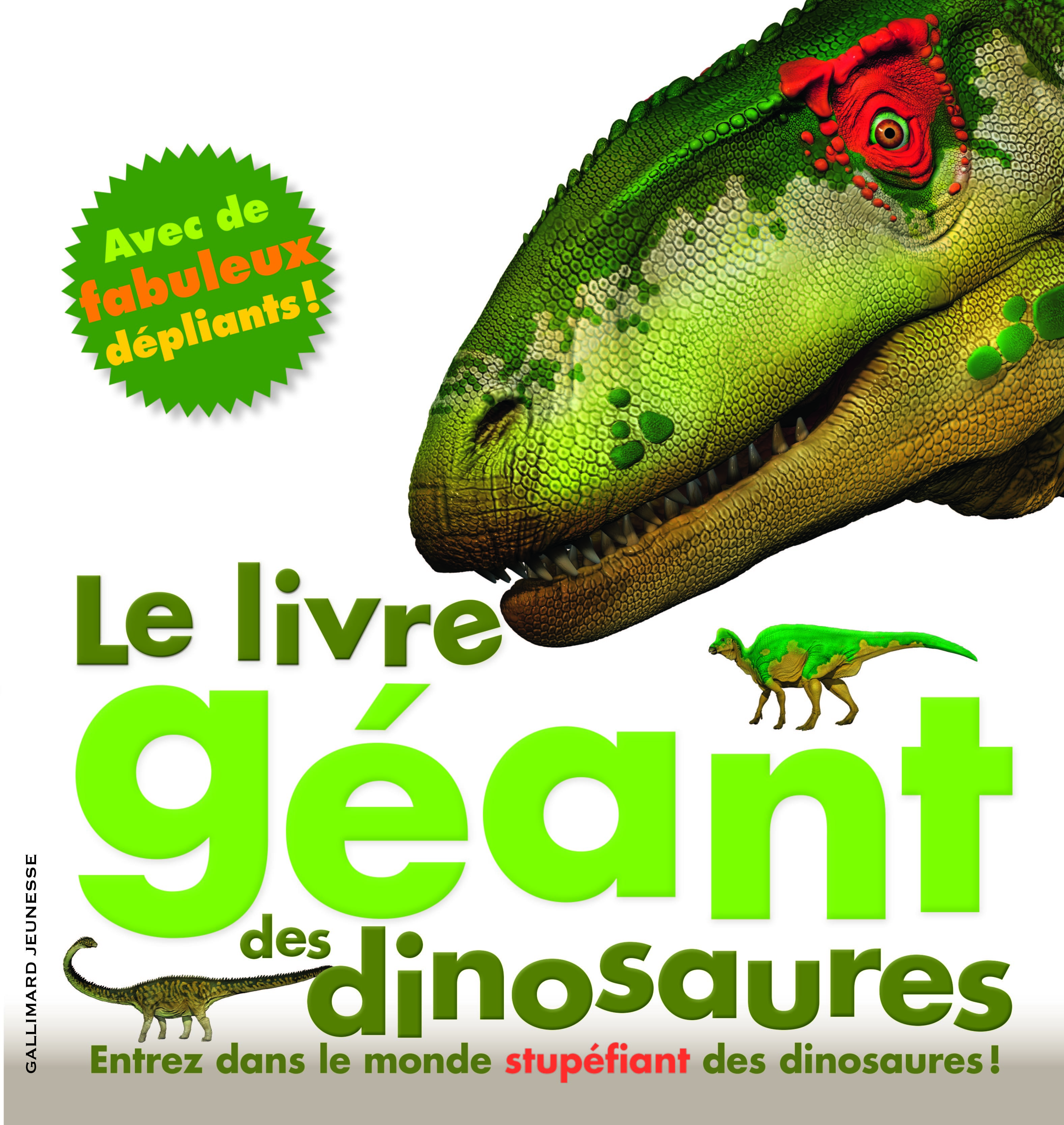 Le livre géant des dinosaures (Jeunesse)