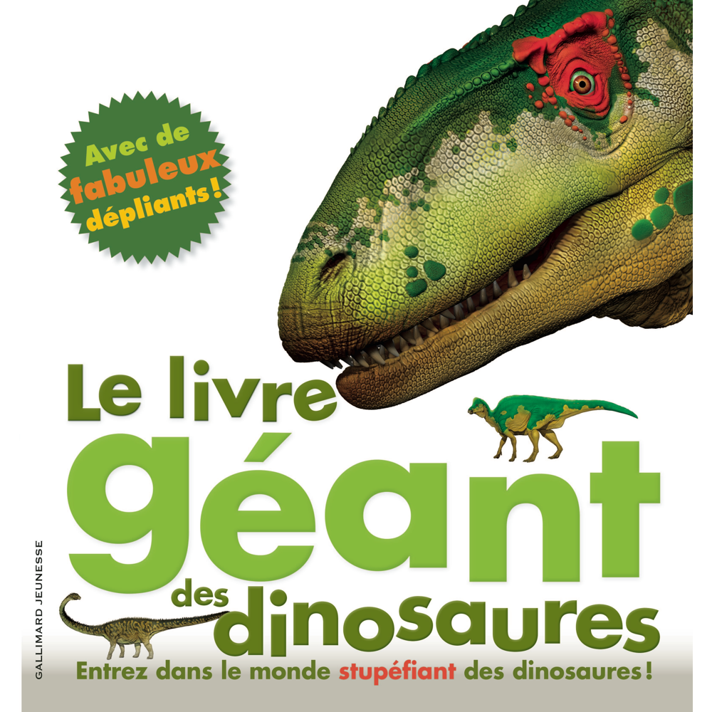 Le livre géant des dinosaures (Jeunesse)