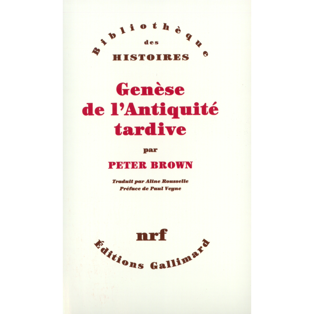 Genèse de l'Antiquité tardive (Broché)