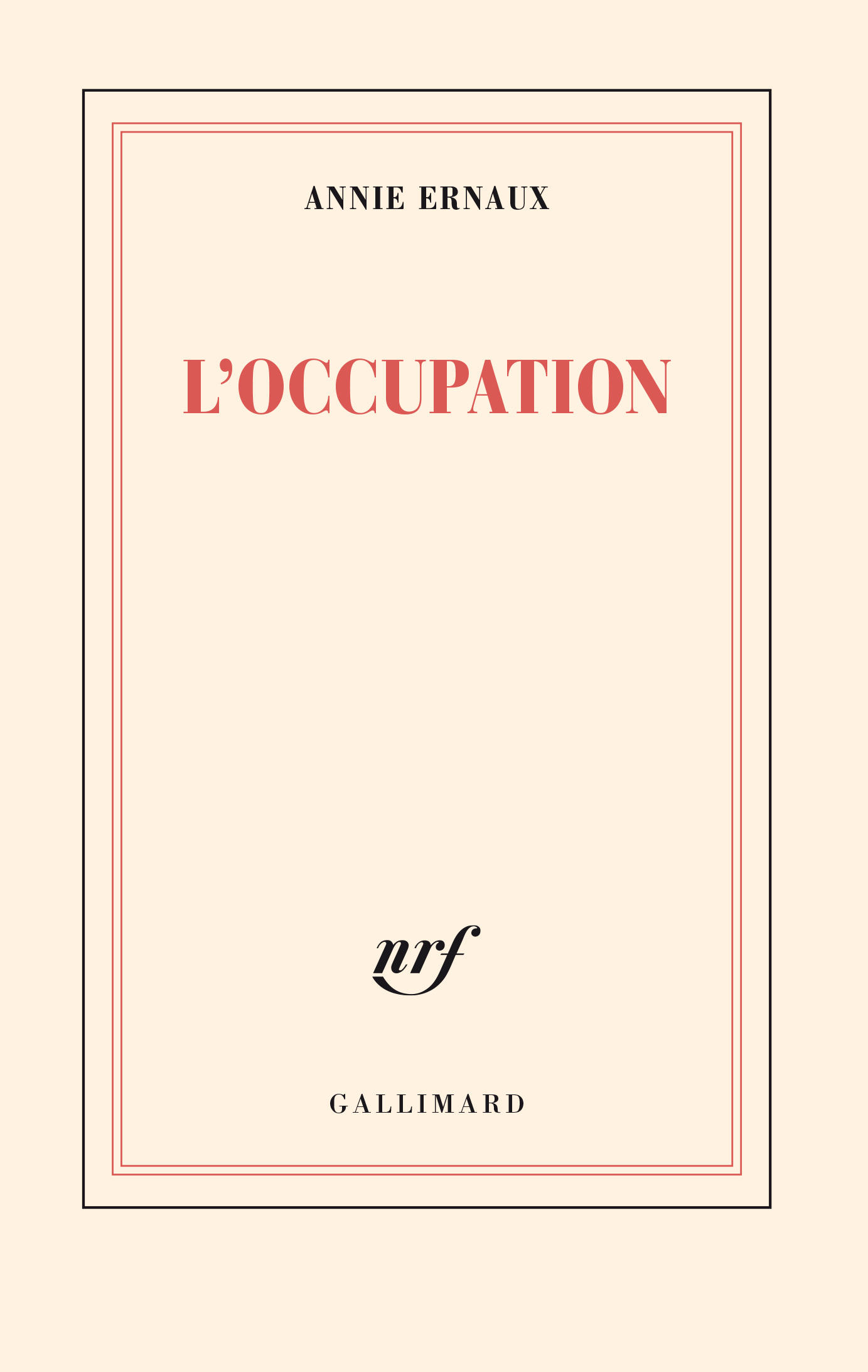 L'occupation (Grand format)