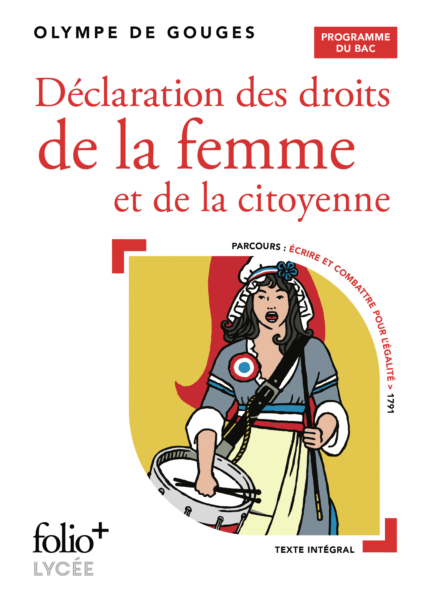 Déclaration des droits de la femme et de la citoyenne - Bac 2024 (Poche)