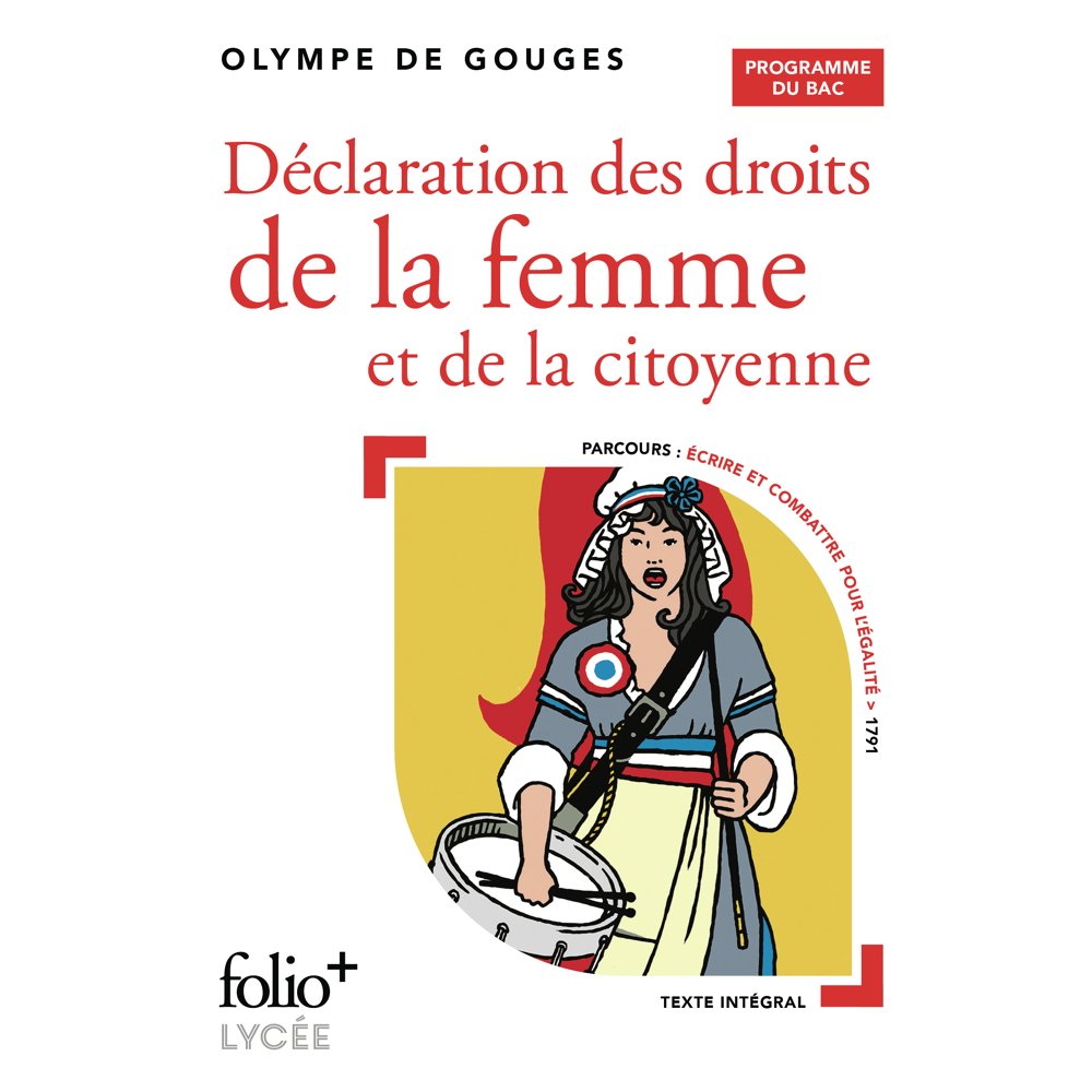 Déclaration des droits de la femme et de la citoyenne - Bac 2024 (Poche)