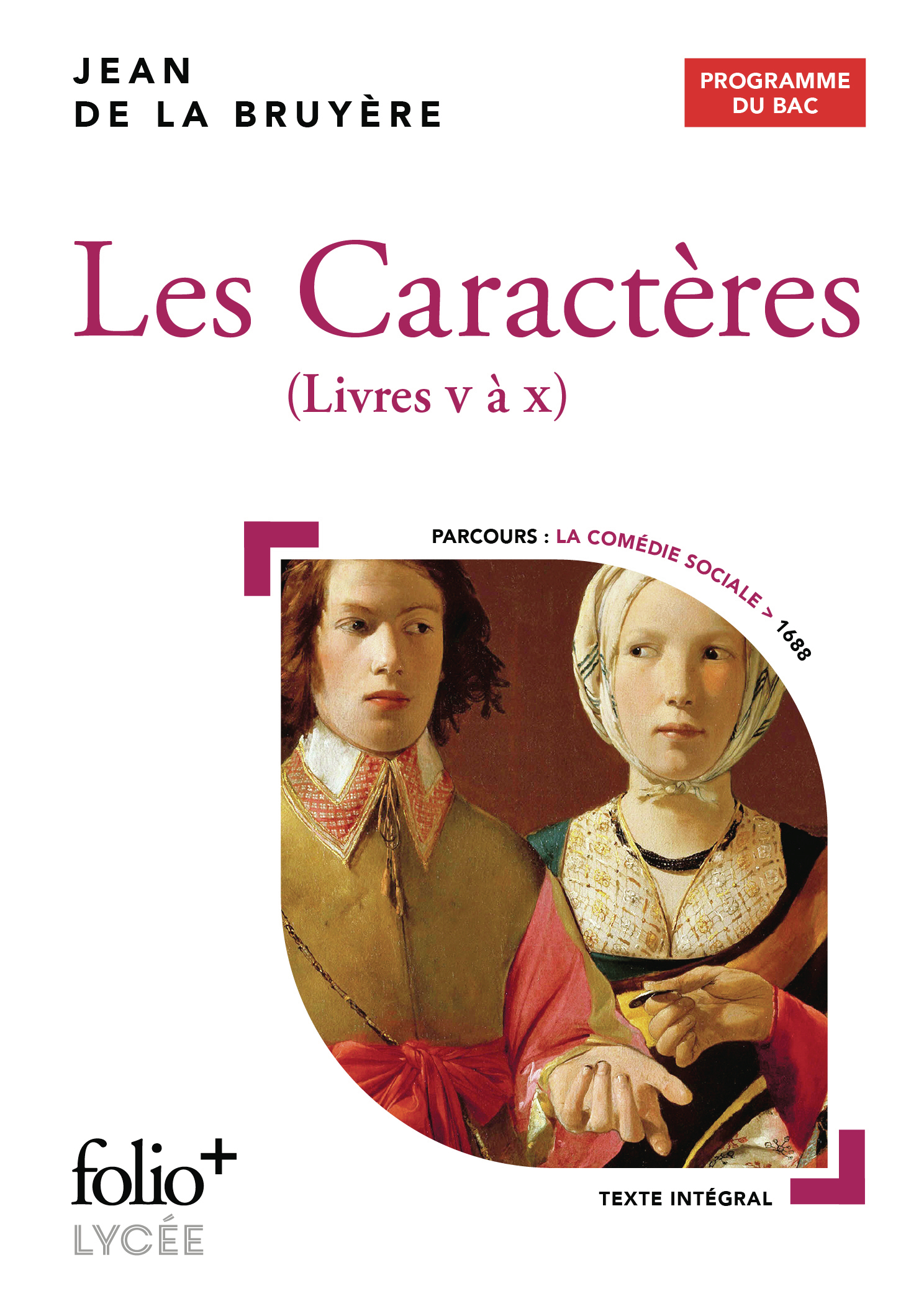 Les Caractères - Bac 2024 - Livres V à X (Poche)