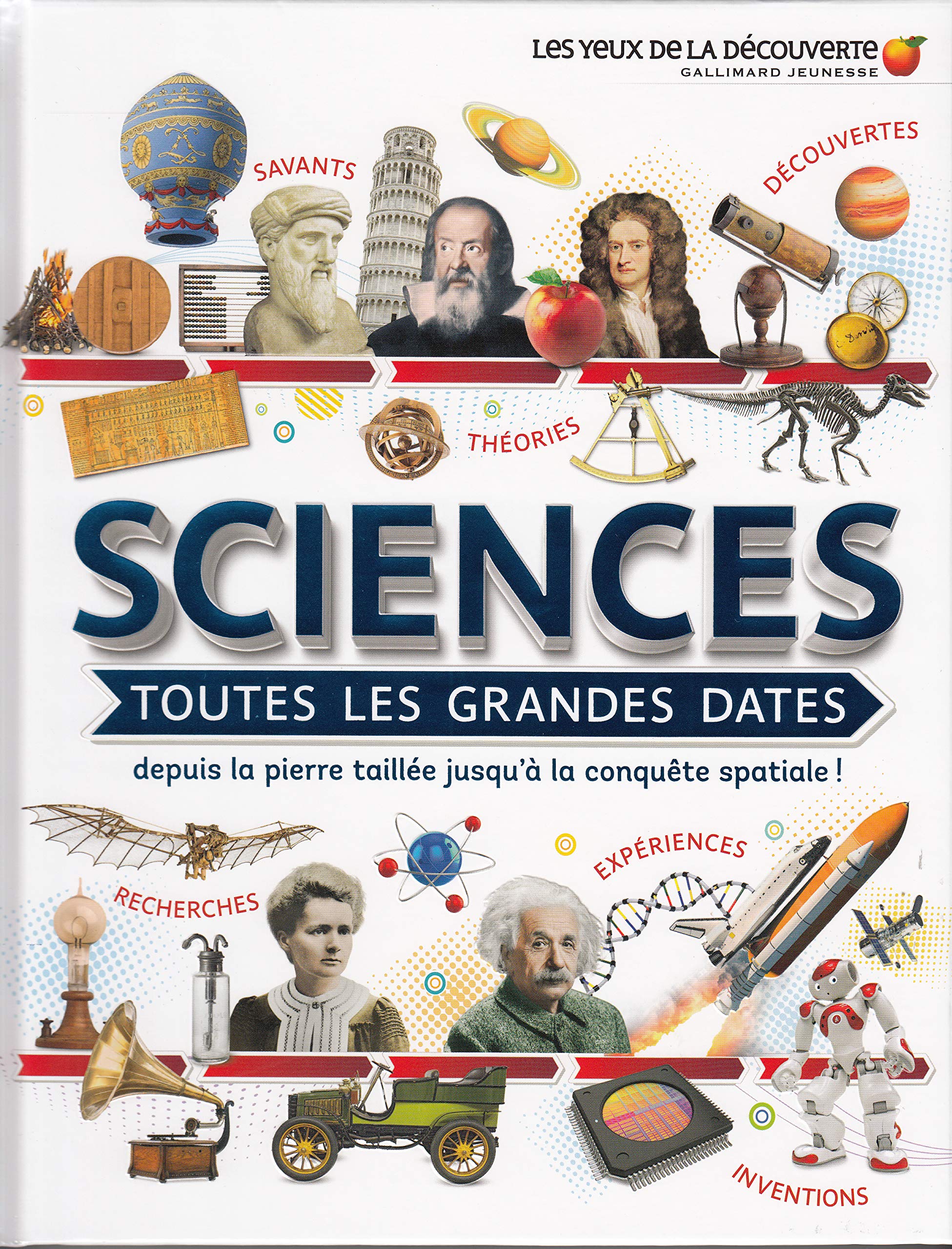 Sciences : toutes les grandes dates - Depuis la pierre taillée jusqu'à la conquête spatiale ! (Jeune