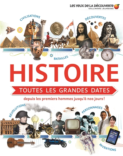 Histoire : toutes les grandes dates - Depuis les premiers hommes jusqu'à nos jours ! (Jeunesse)