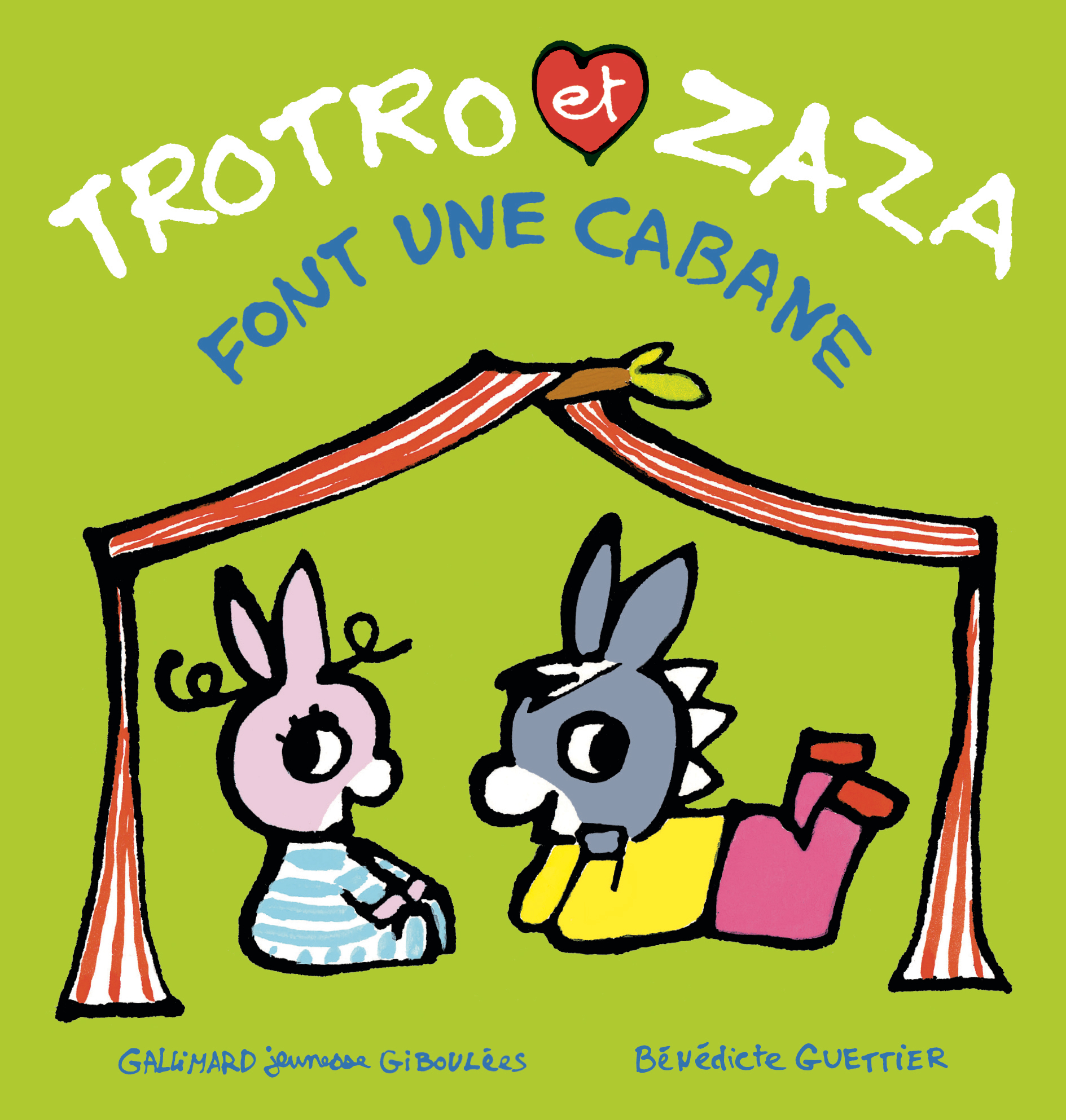 Trotro et Zaza font une cabane (Jeunesse)