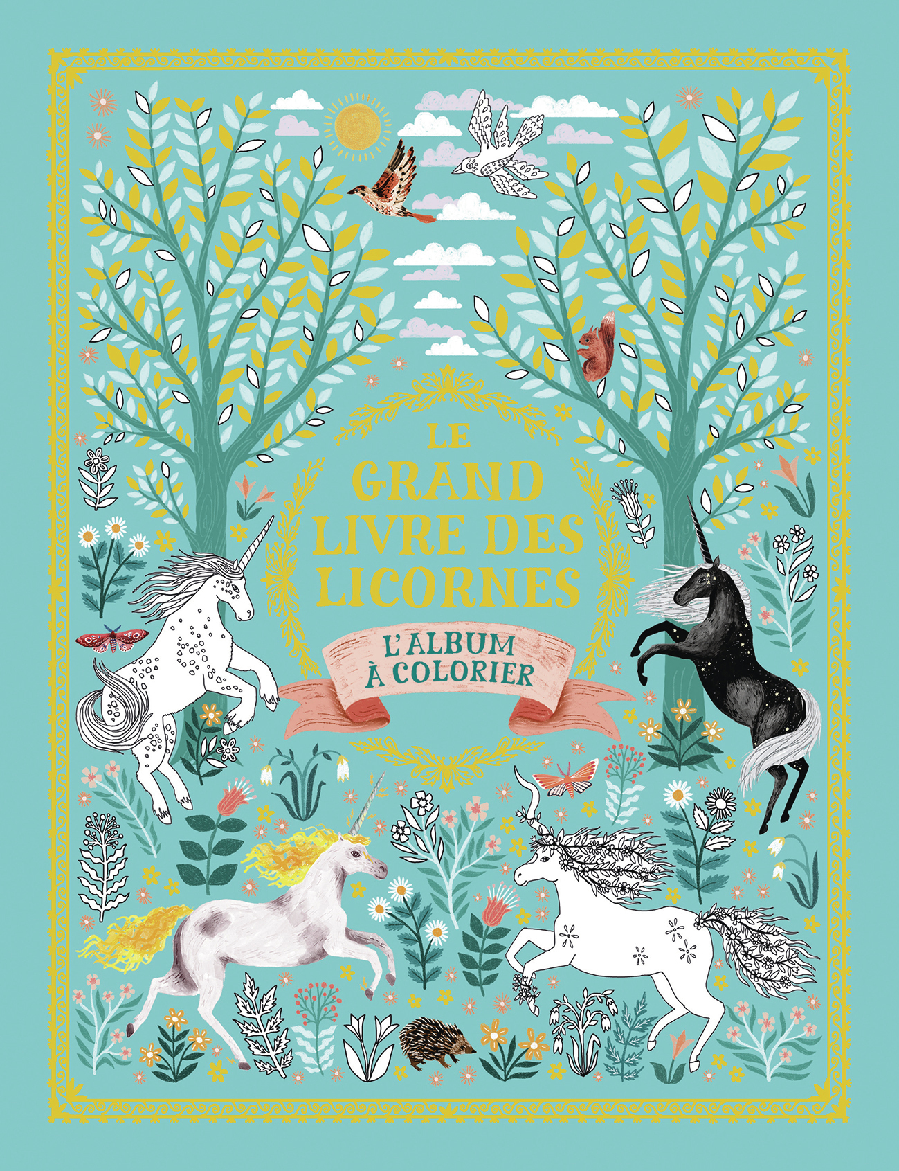 Le grand livre des licornes - L'album à colorier (Jeunesse)