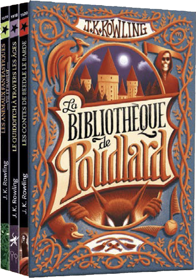 La bibliothèque de Poudlard : Le quidditch à travers les âges | Les animaux fantastiques : vie et ha