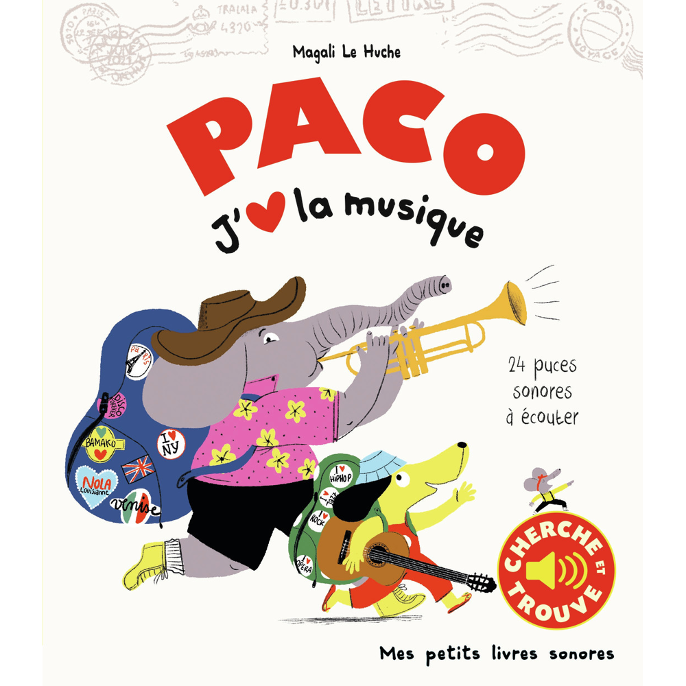 Paco. J'aime la musique - 24 puces sonores à écouter (Jeunesse)