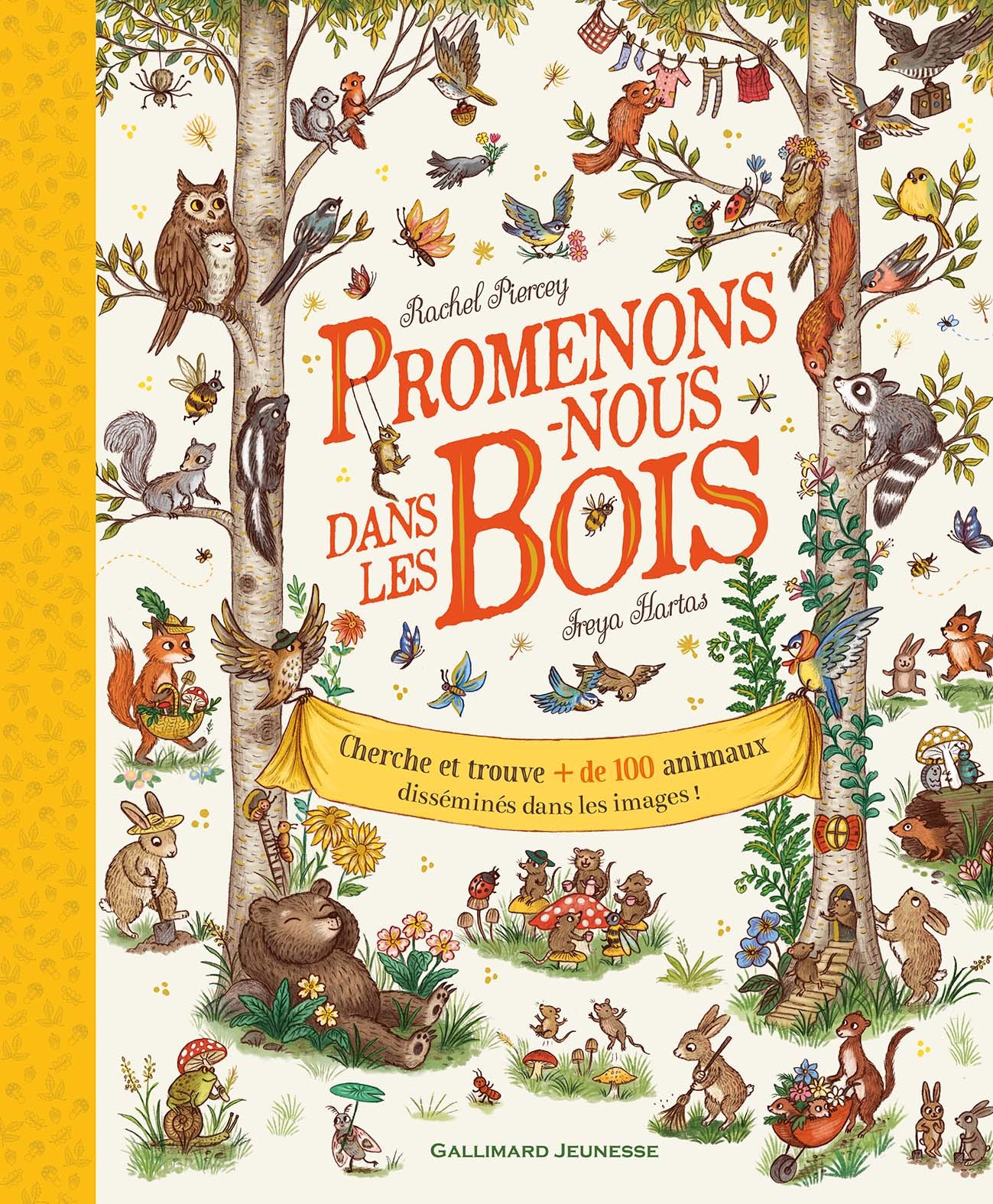 Promenons-nous dans les bois - Cherche et trouve + de 100 animaux (Jeunesse)