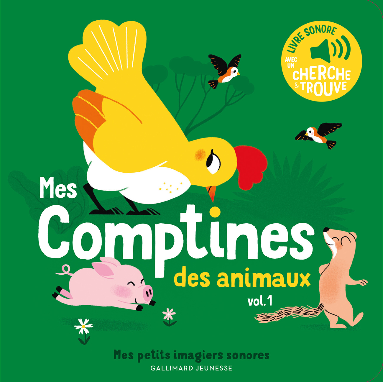 Mes comptines des animaux - Des sons à écouter, des images à regarder (Jeunesse)