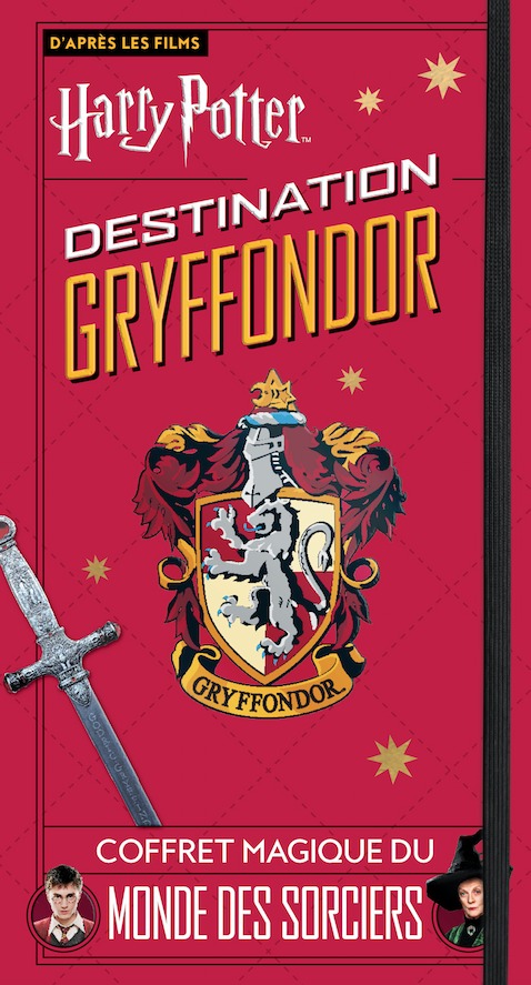 Destination Gryffondor : d'après les films Harry Potter : coffret magique du monde des sorciers (Cof