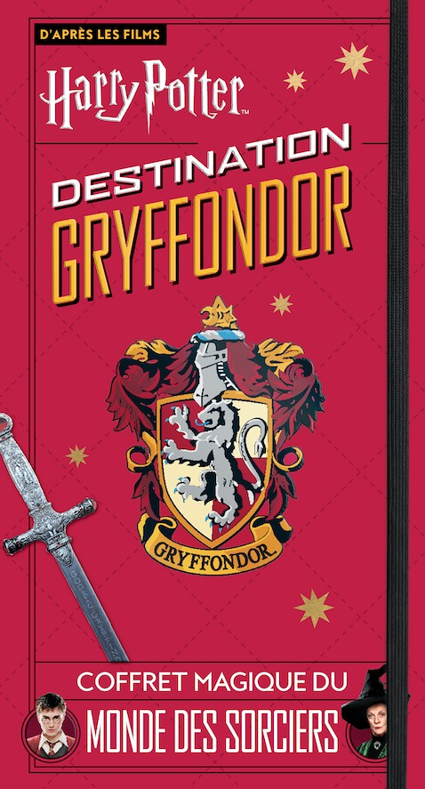 Destination Gryffondor : d'après les films Harry Potter : coffret magique du monde des sorciers (Cof