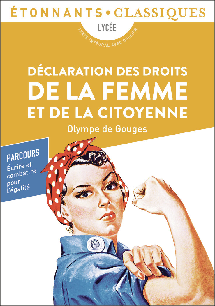 Déclaration des droits de la femme et de la citoyenne - Bac 2024 - Parcours : écrire et combattre po