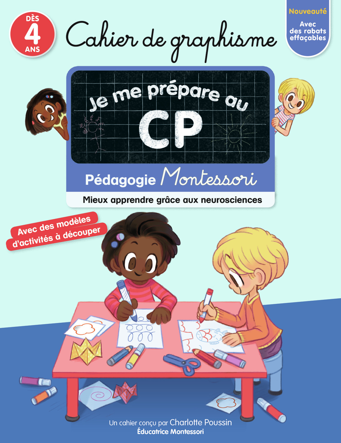 Je me prépare au CP - Cahier de graphisme - Pédagogie Montessori (Broché)