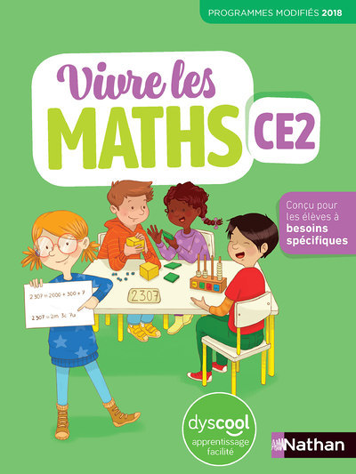 Vivre les maths CE2 - Fichier élève Dyscool - 2020 (Broché)