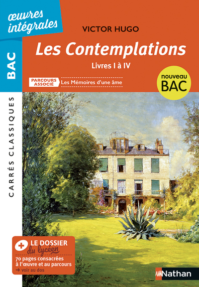 Les Contemplations - Livre I à IV - Victor Hugo (Broché)