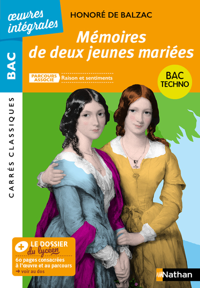 Mémoires de deux jeunes mariés de Balzac (Broché)