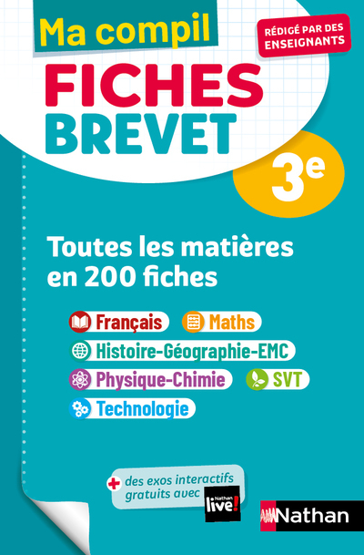 Compil Fiches Brevet Toutes les matières (Poche)