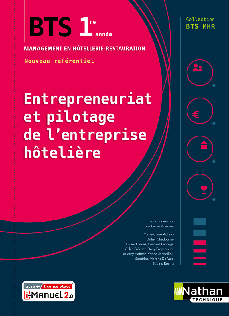 Entrepreneuriat Et Pilotage De L'Entreprise Hotelière Bts 1Re Année Management En Hôtellerie Restauration