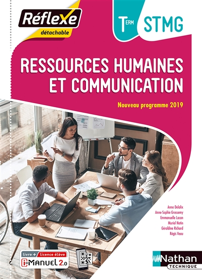 Ressources humaines et communication Term STMG (Pochette Réflexe) Livre + licence élève - 2020 (Broc