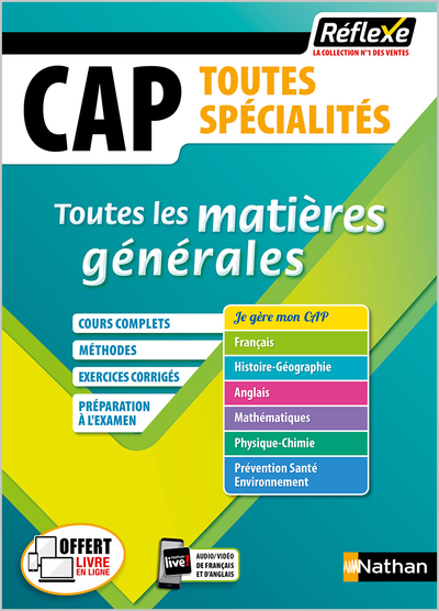 CAP Toutes Spécialités Toutes les matières générales - Réflexe - Tome 20 (Broché)