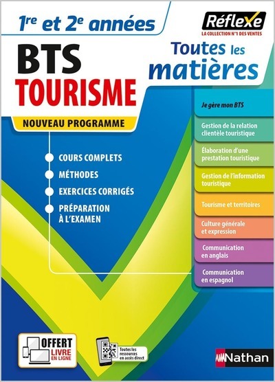 BTS Tourisme (Toutes les matières - Réflexe N°17) 2021 (Broché)