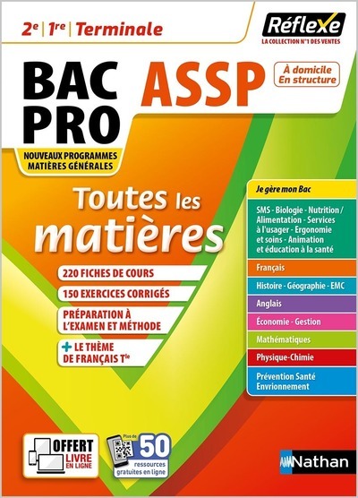 Toutes les matières BPRO ASSP - Réflexe N°14 2021 - Tome 14 (Broché)