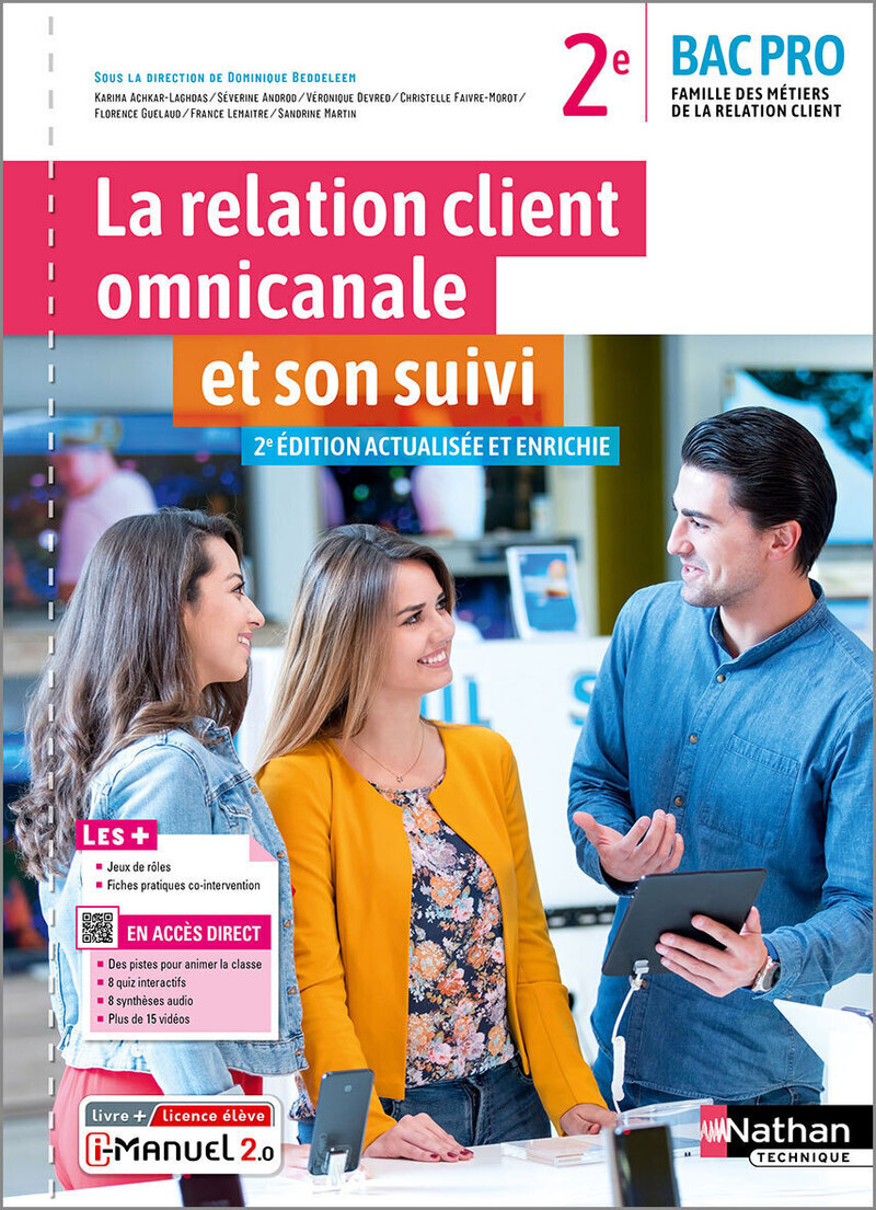 La relation client omnicanale et son suivi - 2ème Bac pro MRC - Livre + Licence élève - 2022 (Broché