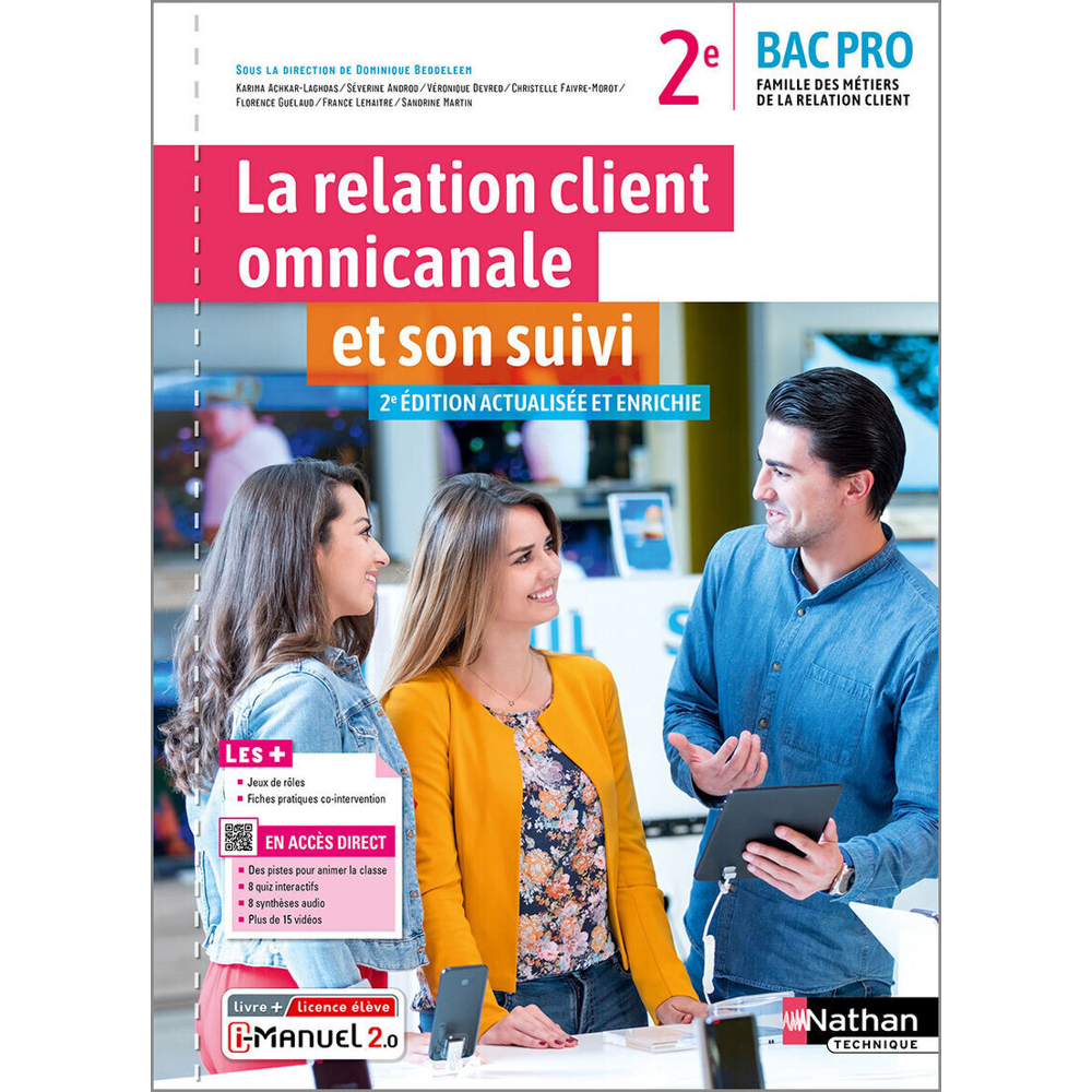 La relation client omnicanale et son suivi - 2ème Bac pro MRC - Livre + Licence élève - 2022 (Broché