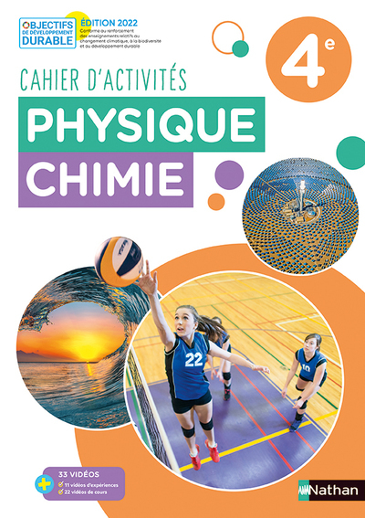 Physique Chimie 4e - Cahier - 2022 (Broché)