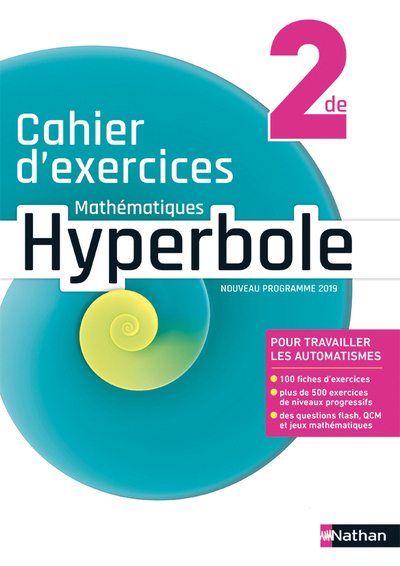 Hyperbole 2de Cahier d'exercices - 2019 (Broché)