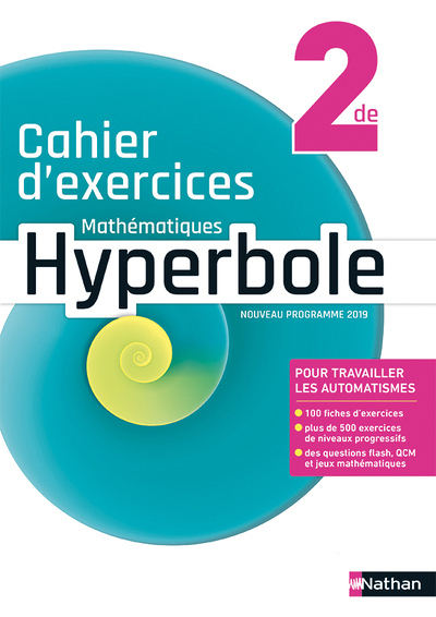 Hyperbole 2de Cahier d'exercices - 2019 (Broché)