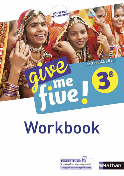 Give me five ! 3E 2017 - Workbook (Broché)
