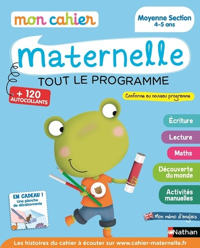 Mon cahier maternelle MS (Broché)