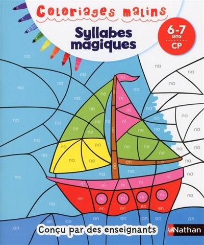Syllabes magiques CP 6/7 ans - Coloriages malins (Broché)