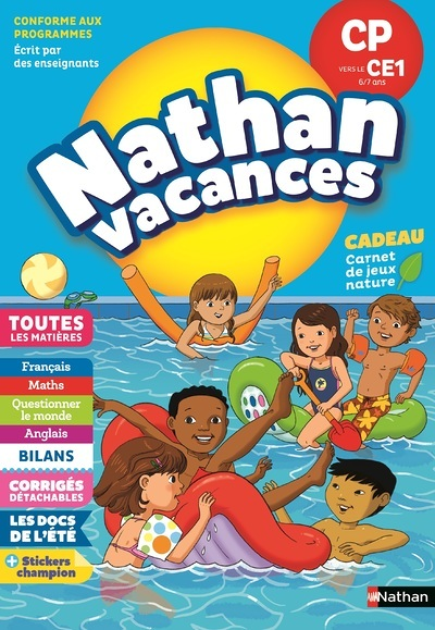 Cahier de Vacances Primaire CP vers CE1 6/7 ans (Broché)