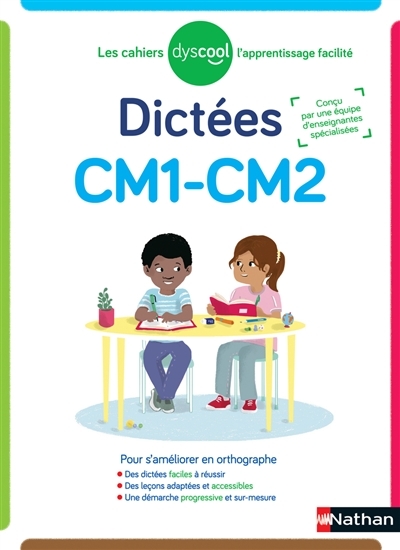 Cahier de dictées cm1-cm2 Dyscool (Broché)