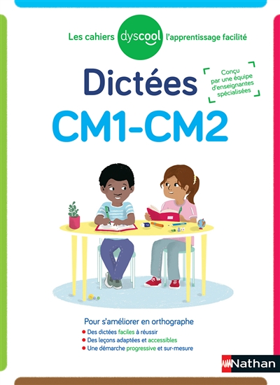 Cahier de dictées cm1-cm2 Dyscool (Broché)
