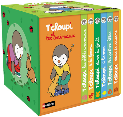 Ma petite bibliothèque - T'choupi et les animaux (Coffret)